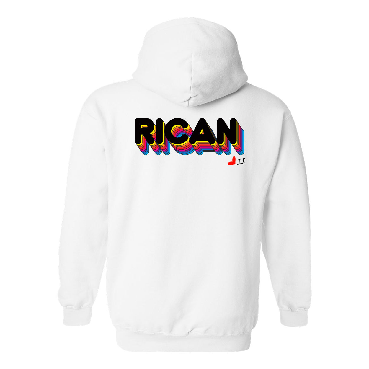 White Flavor Rican Hoodie (Youth)